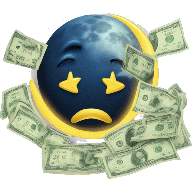 moon with money emoji