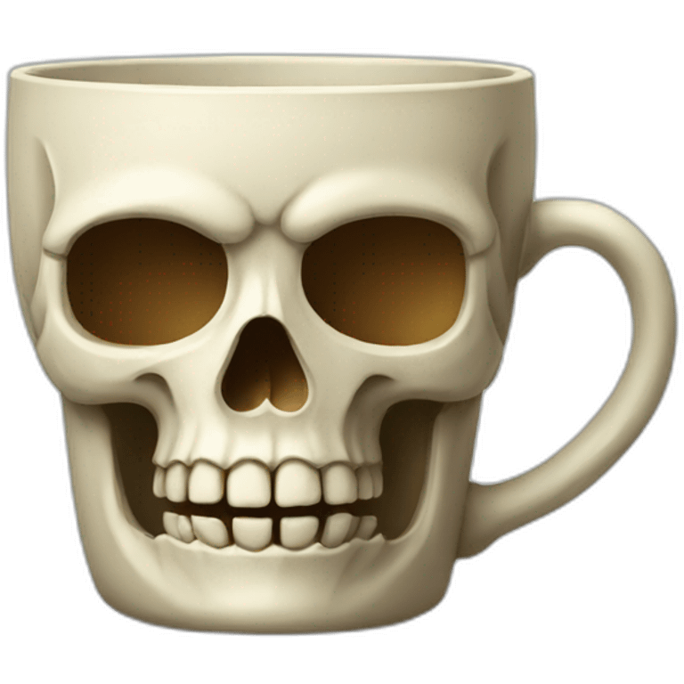 skull cup emoji