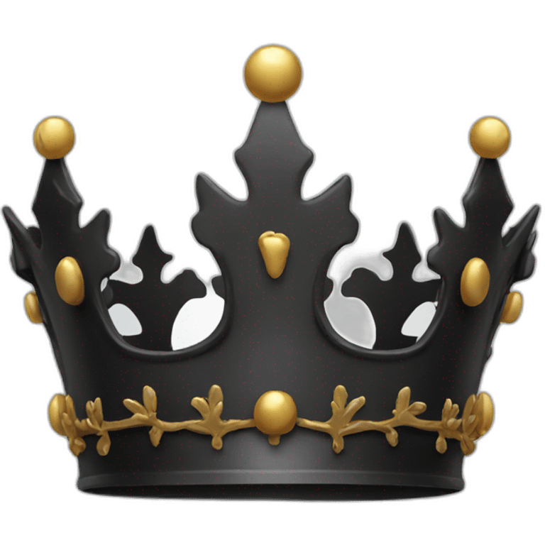 Gothic crown emoji