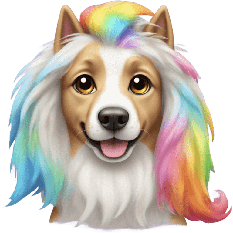 Unicorn dog emoji