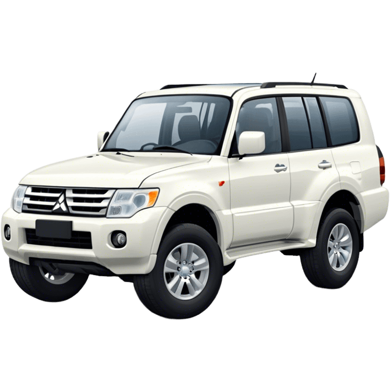 Mitsubishi Pajero - Mitsubishi (Model Year: 2021) (Iconic colour: White) emoji