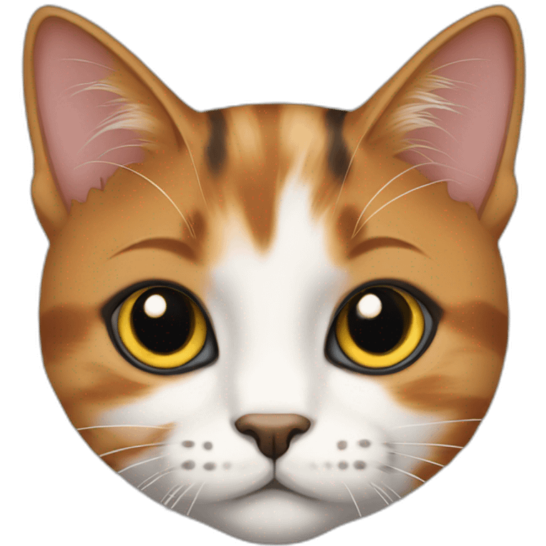 young calico cat emoji