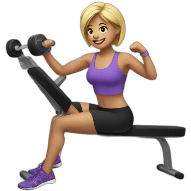 working out emoji