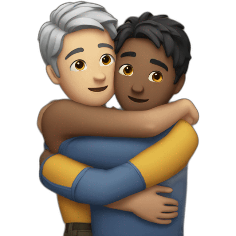 friends-hugging emoji