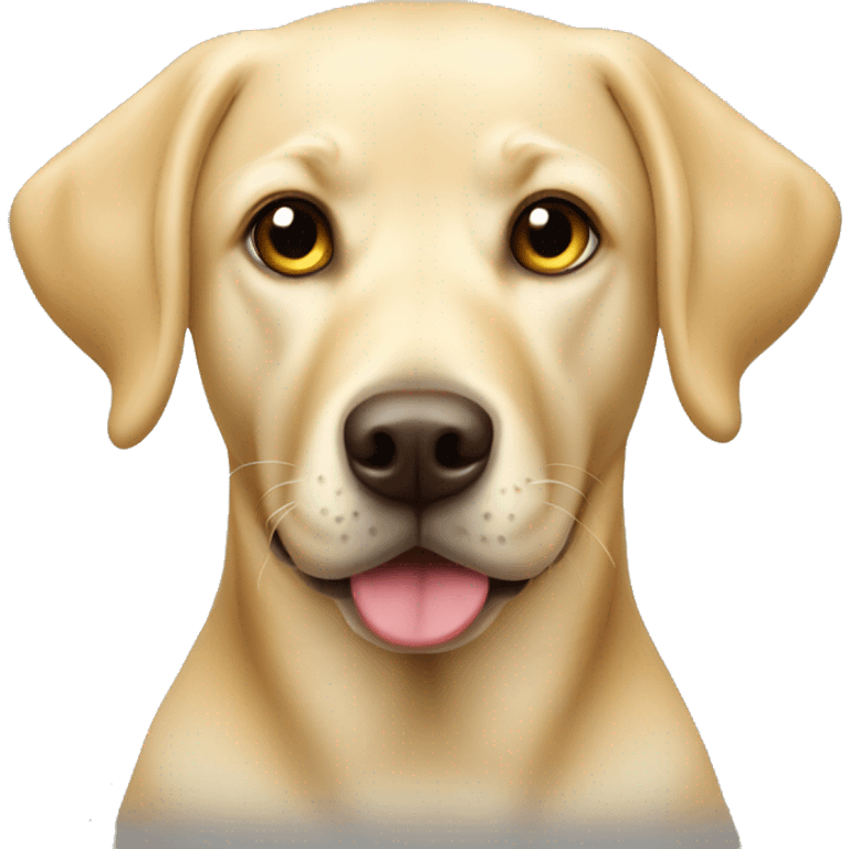 Chris yellow Labrador retriever emoji