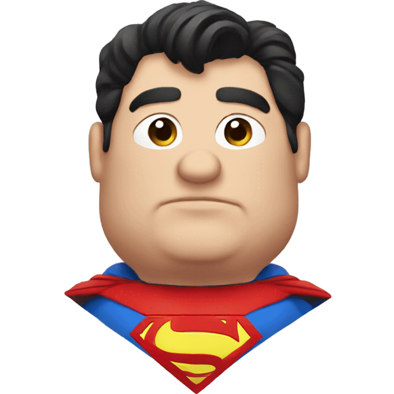 Fat superman emoji