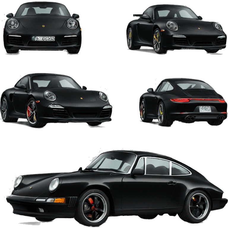 Black Porsche latest  emoji