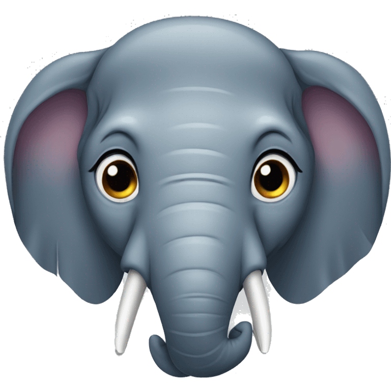 elephant face emoji