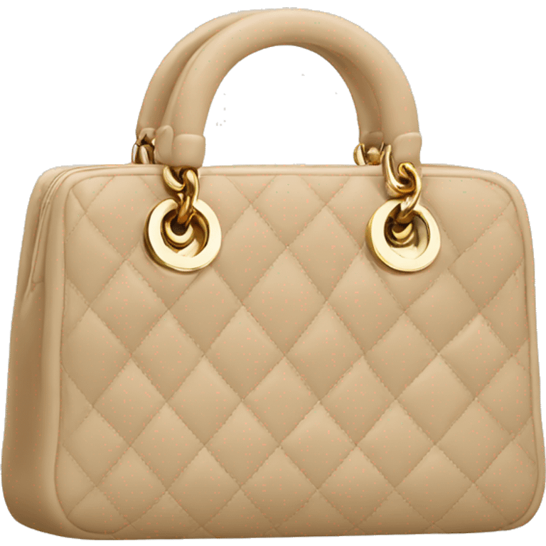 Beige chanel bag emoji