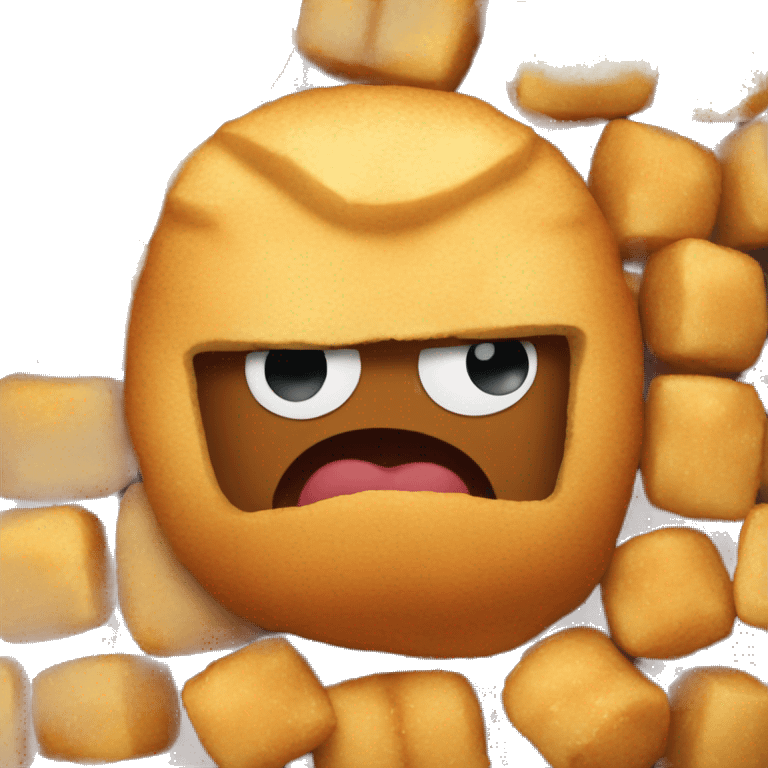 Angry Tater tot  emoji