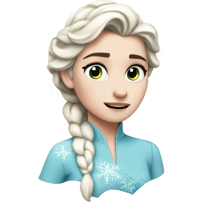 elsa sick emoji