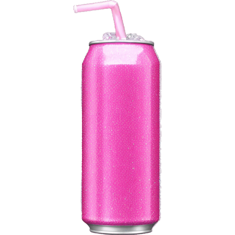 Pink energy drink cute girly glittery  emoji