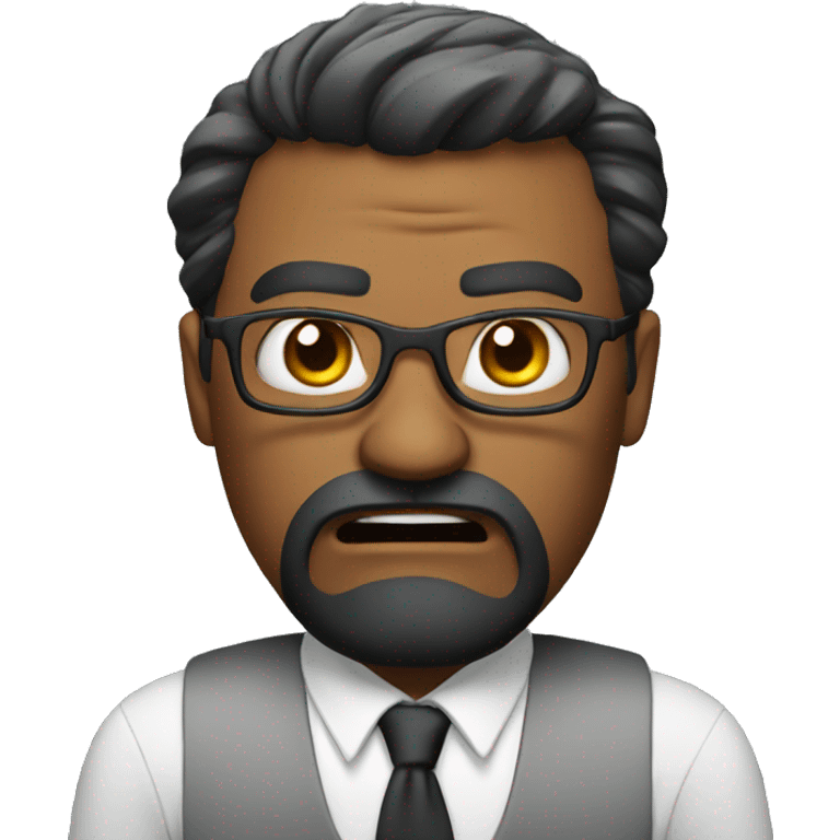 Angry teacher emoji