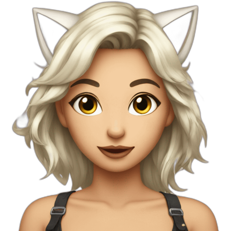 sexy catgirl emoji