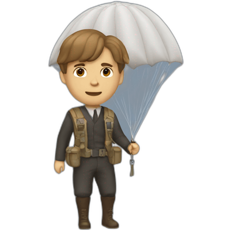 Jack Dawson with a parachute emoji