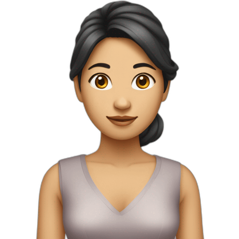 Une femme cambodgienne jeune  emoji