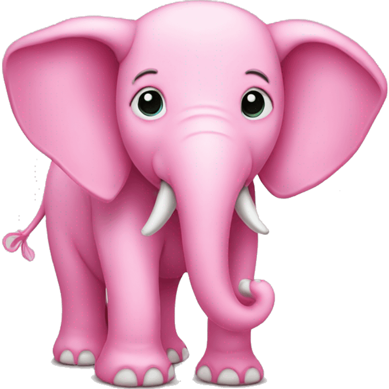 Pink elephant  emoji