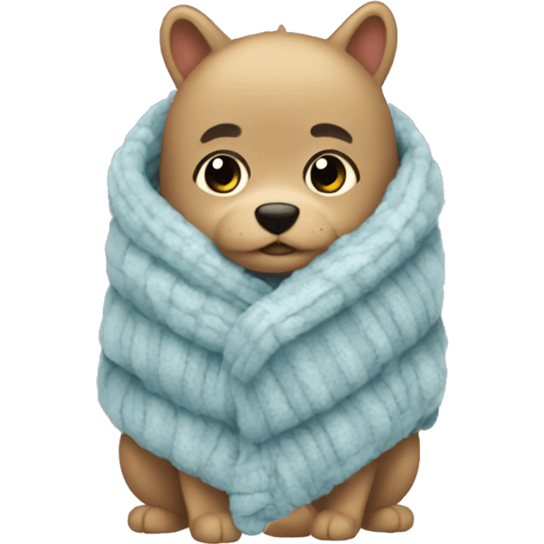 cozy blanquet emoji