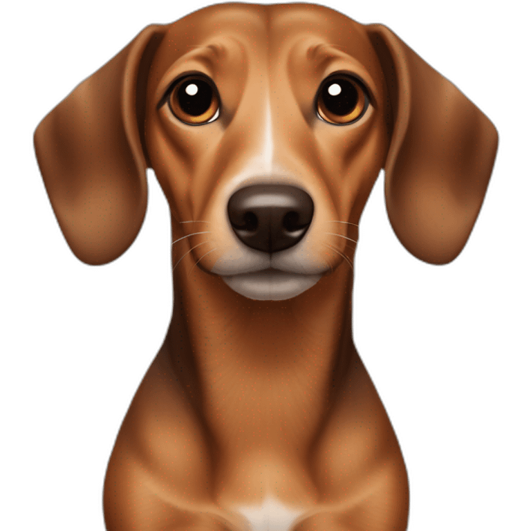 brown dachshund jack russell(brown with no white) emoji