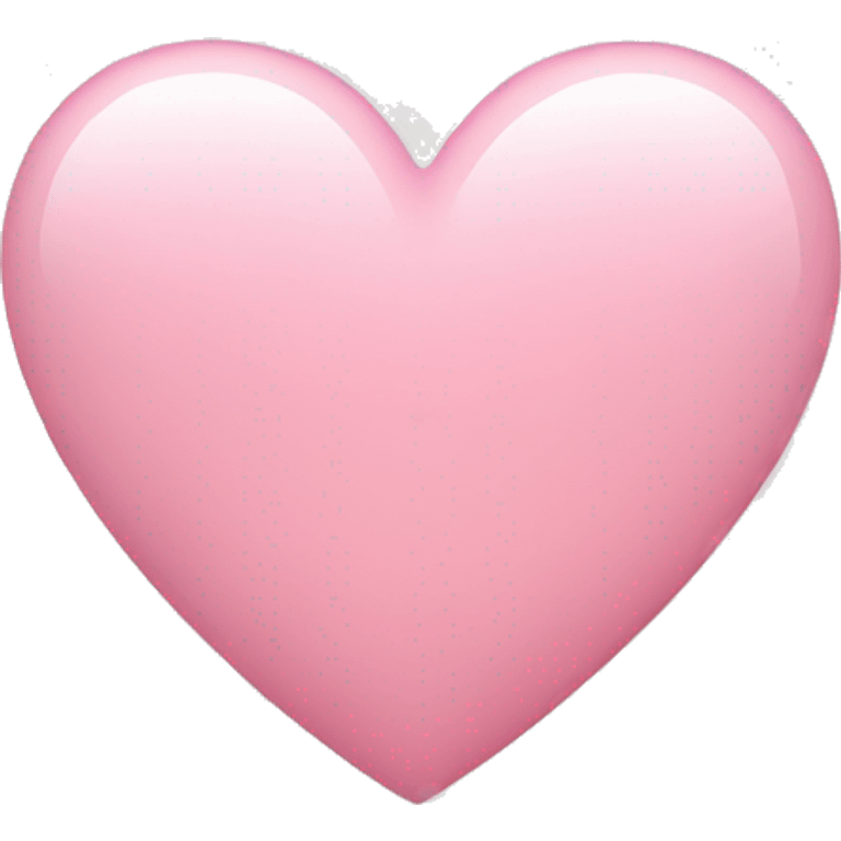 Light pink heart emoji