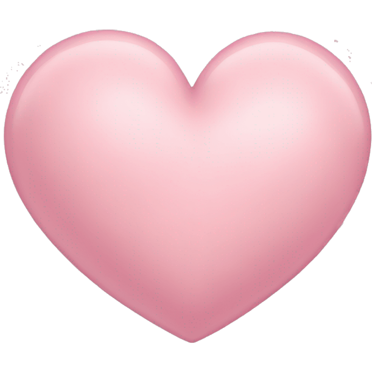 Light Pink heart  emoji