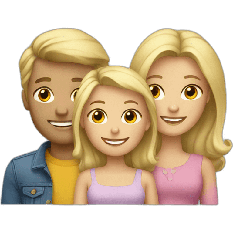 blonde family emoji