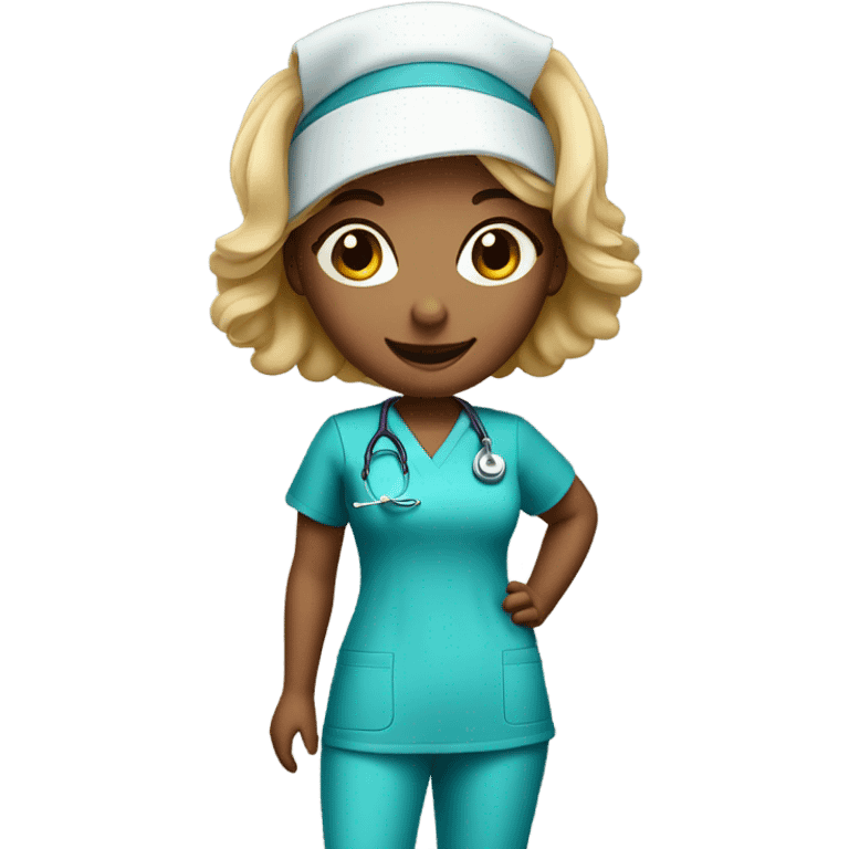 Beautiful nurse emoji