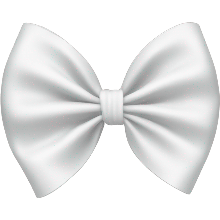 White bow emoji