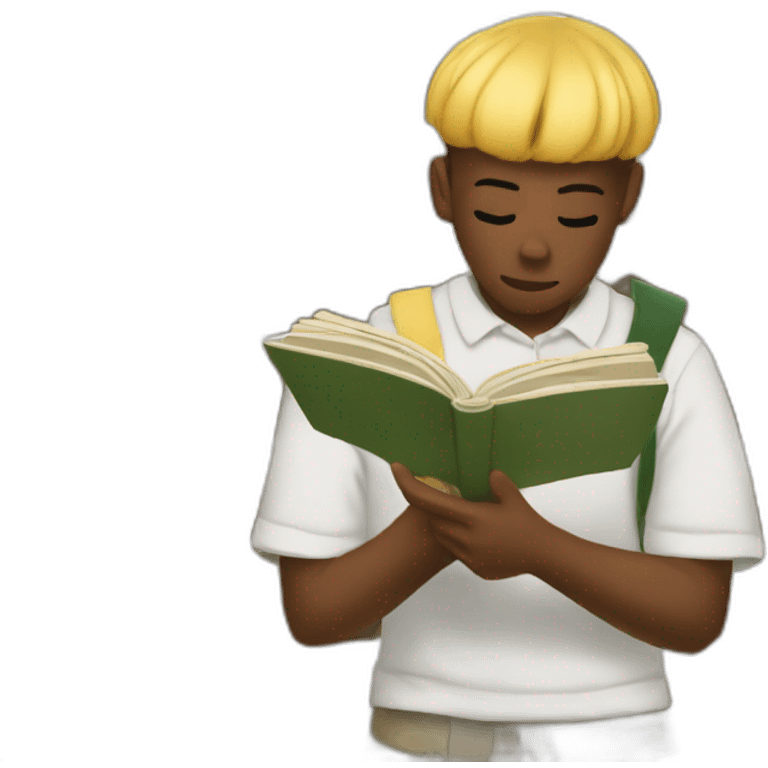 tyler the creator reading book emoji