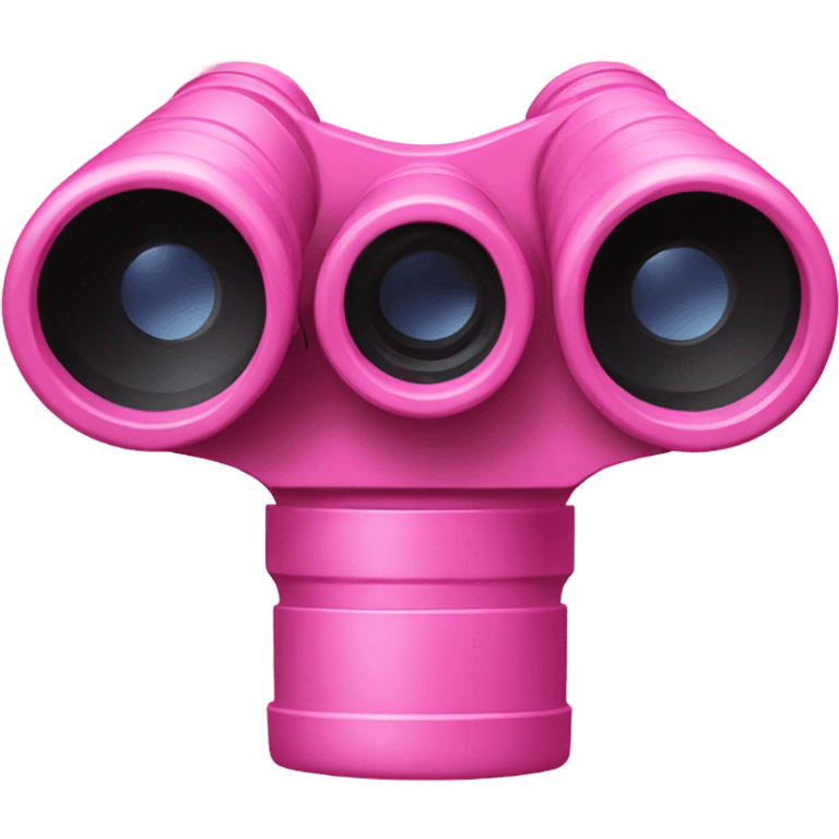 pink BINOCULARS emoji