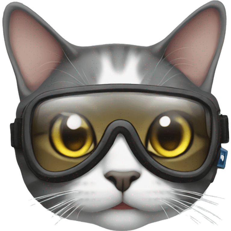 cat scubadiving emoji