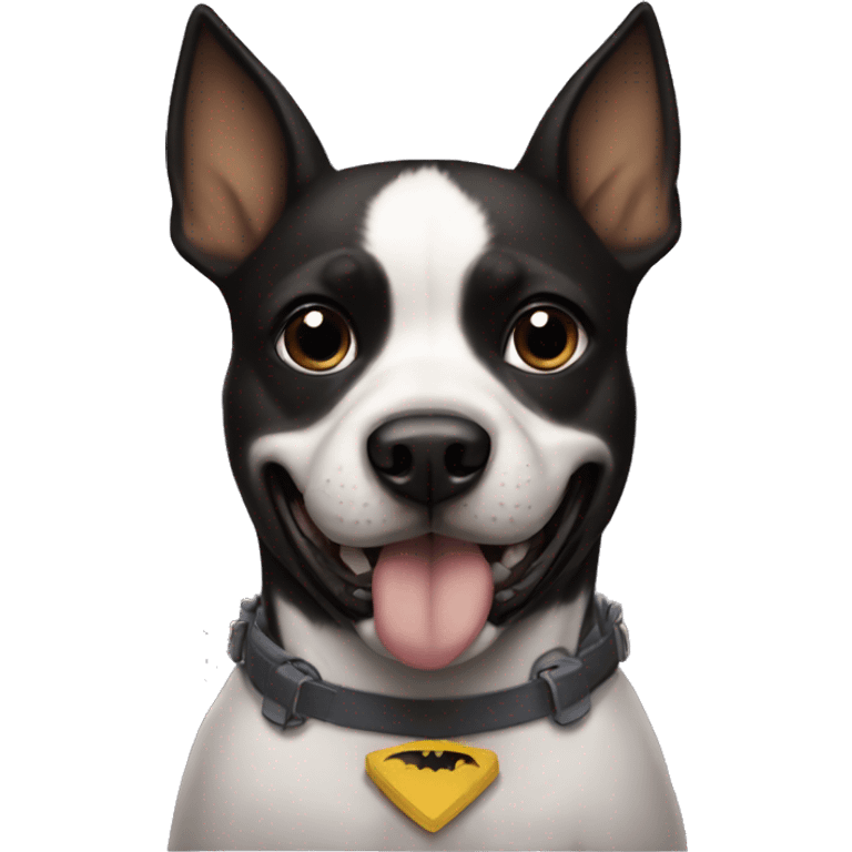 Batman as a dog emoji