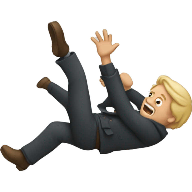 Man falling down emoji