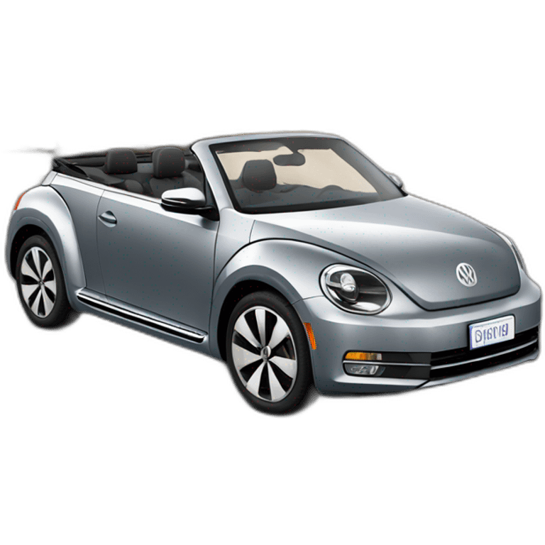 Grey 2013 VW Beetle Convertible  emoji