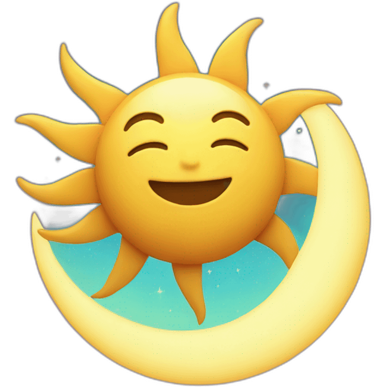 sun moon emoji