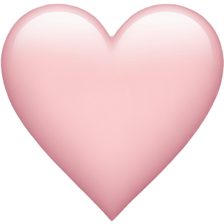 light pink heart emoji