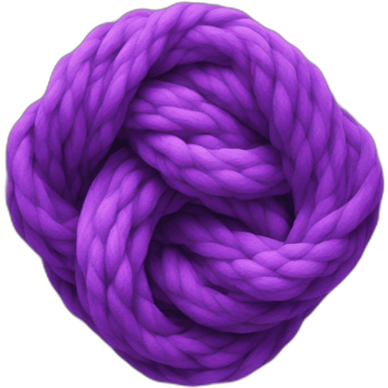 purple knot emoji