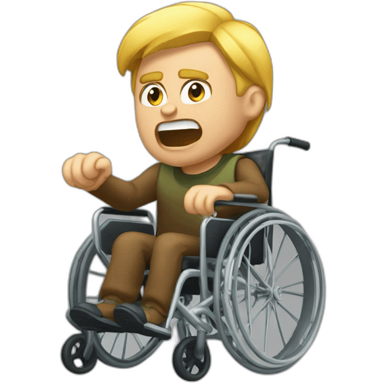 Angry Volodin glass wheelchair jump emoji