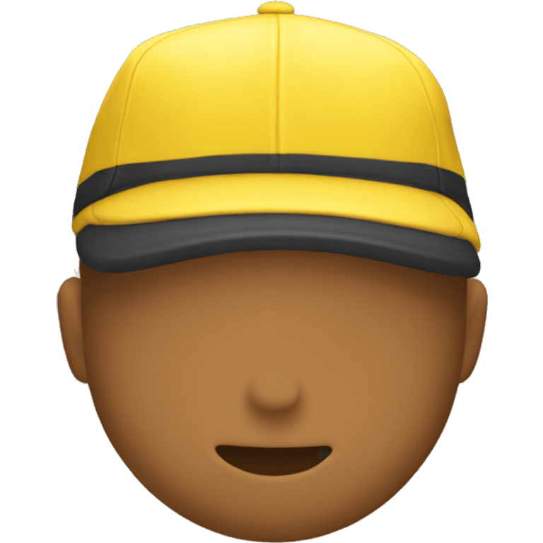  Yellow cap back emoji