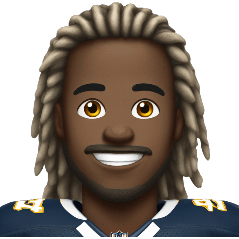 Chargers football player  emoji