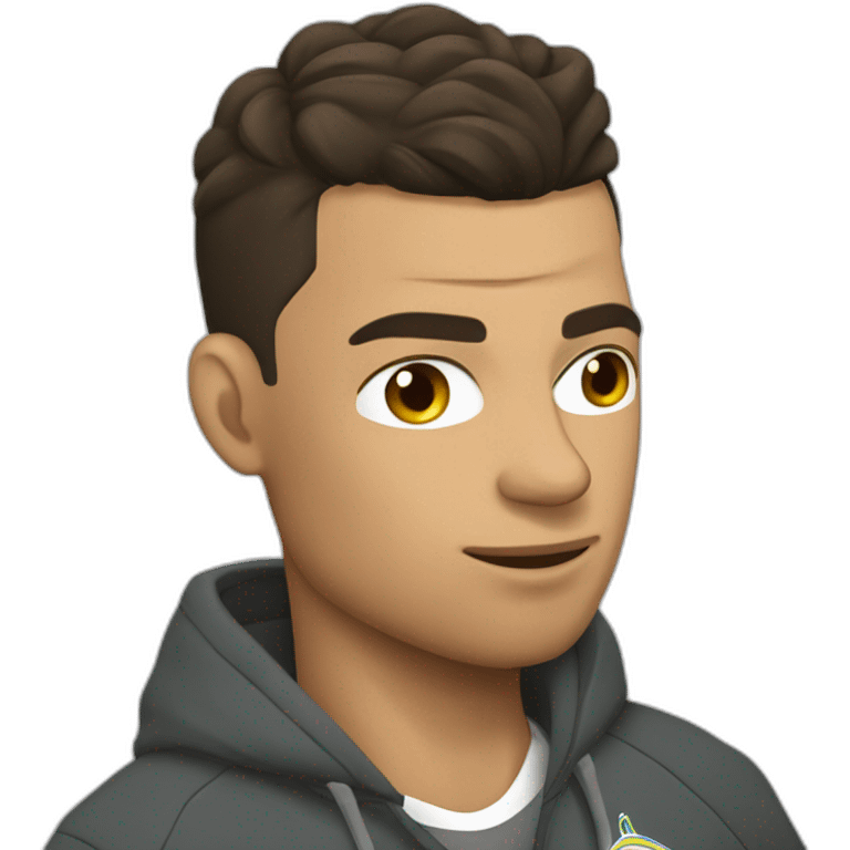 Ronaldo slepping emoji