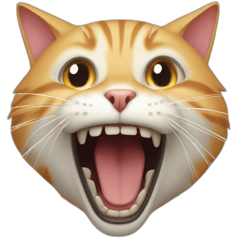 screaming cat emoji