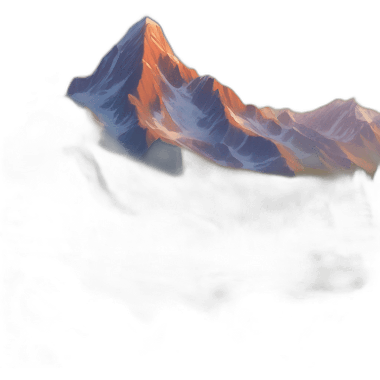 Mountain puzzle colors emoji