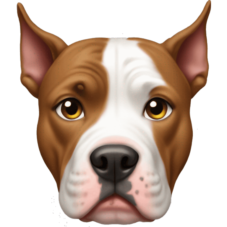 Pitbull cropped ears emoji