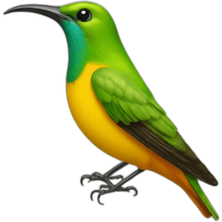 sunbird thinking emoji