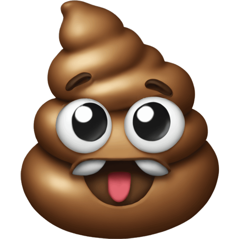 poop with a bow emoji