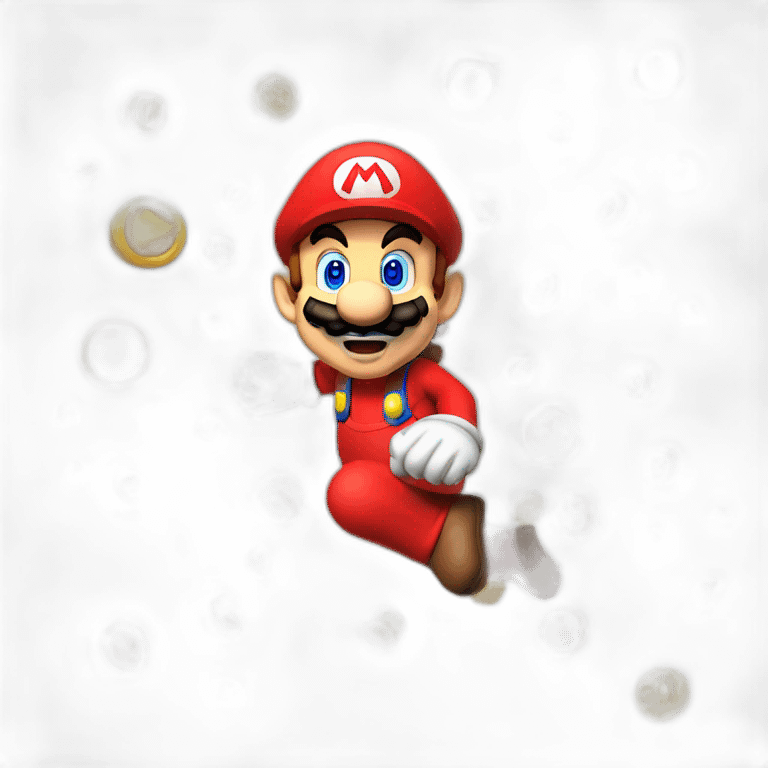 Mario jump emoji