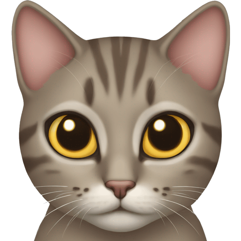 Gato con ojos de corazon  emoji