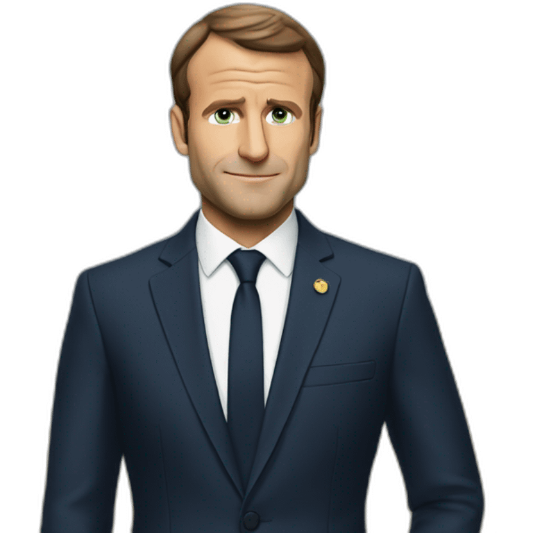 macron au chomage emoji