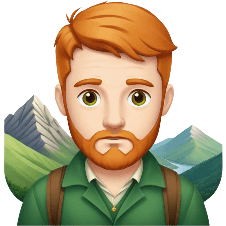 Irishman on mountain emoji